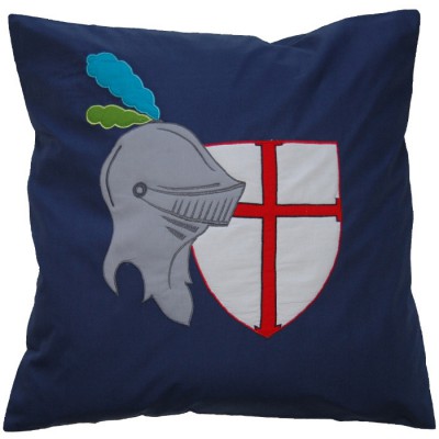 Housse de coussin chevalier (50 x 50 cm)