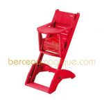 Chaise haute twenty one framboise 4 positions - Combelle