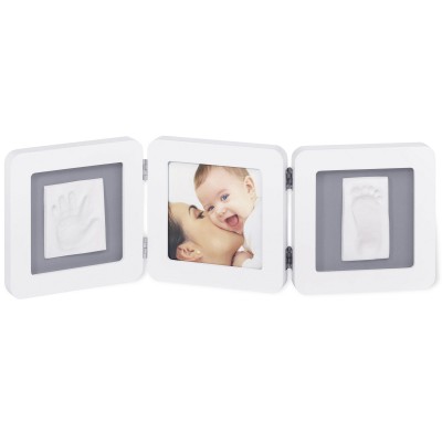 Cadre photo empreinte Baby Art Double Print Frame blanc