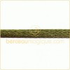 Cordon suppl�mentaire vert bouteille pour bracelet
