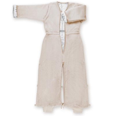 Gigoteuse évolutive chaude apawi plum en softy et jersey sesame tog 2.5 (110 cm)