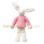 Peluche Lapin ivoire t-shirt rose Agn�s B (32 cm) - Trousselier
