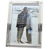Cadre photo filet 19.5 x 14.5 cm (m�tal argent�)