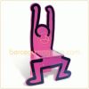 Chaise rose Keith Haring
