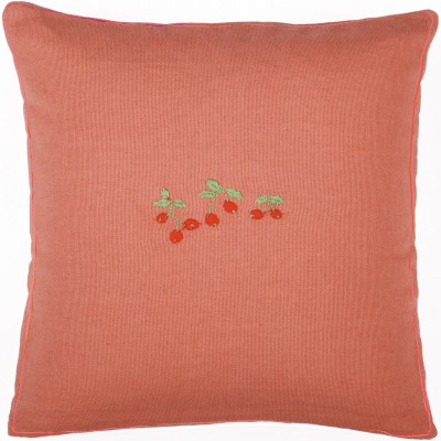 Coussin cerises (25 x 25 cm)