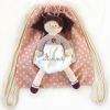 Sac � doudou rose � pois personnalisable