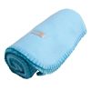 Plaid polaire turquoise Doux Nid (75cm x 100cm)