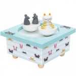 Boite � musique magn�tique chat et souris - Trousselier