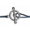 Fermoir argent pour bracelet cordon maman Petits Tr�sors
