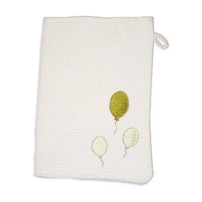 Gant de toilette Nounours (15 x 21 cm) par La maison des abeilles