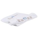 Tapis � langer rouleau Petits pieds (45 x 75 cm) - La maison des abeilles
