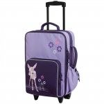 Valise trolley Faon parme - L�ssig