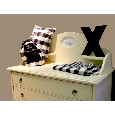 Sur-meuble Eline finition : brut / naturel vernis / blanc pastel par Mathy by bols
