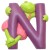 Lettre en r�sine N