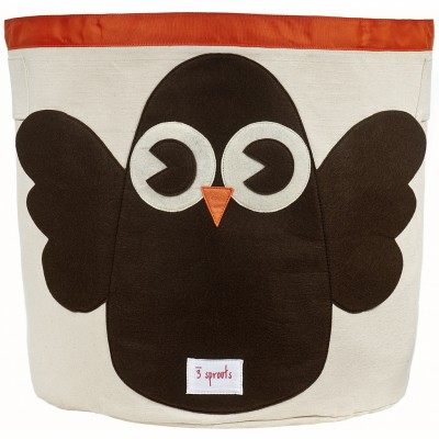 Sac à jouets hibou