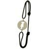 Bracelet cordon Tr�sor Fille (or blanc)