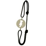 Bracelet cordon Tr�sor Fille (or blanc) - A.Augis