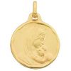M�daille Vierge � l'enfant (or jaune 375�)