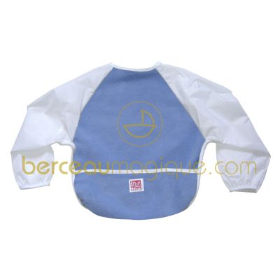 Bavoir polaire � manches bleu provence (12-24 mois) par Red Castle
