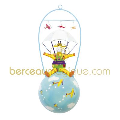 Mobile Navibulle girafon vert par L'oiseau bateau