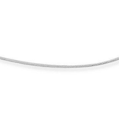 Collier c�ble 40 cm (or blanc 750�)   par  Berceau magique bijoux