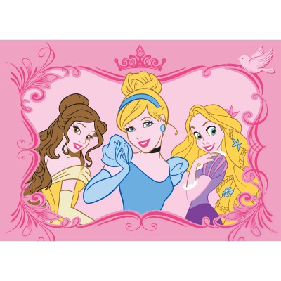 Tapis rectangulaire princesses elégance (95 x 133 cm)