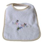 Bavoir velcro naissance Boutchou (23 x 27cm) - La maison des abeilles