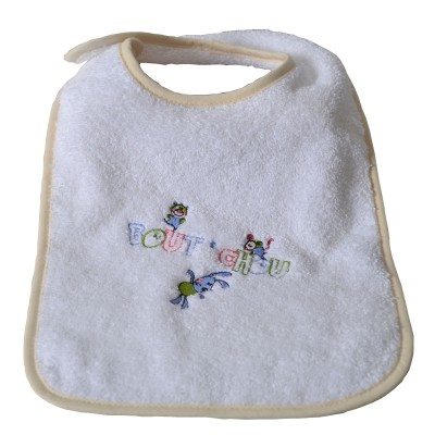 Bavoir velcro naissance Boutchou (23 x 27cm) par La maison des abeilles