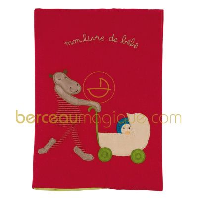 Livre de naissance hippo Les Loupiots par Moulin Roty