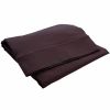 Drap plat chocolat Doux Nid (120cm x 180cm)