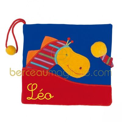 Album photos textile personnalisable Dragobert par Moulin Roty