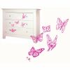 Stickers mural Les papillons fuchsia (28 x 27 cm)