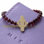 Bracelet Fireball Or Jaune et pierres naturelles (3 coloris) - Mikado