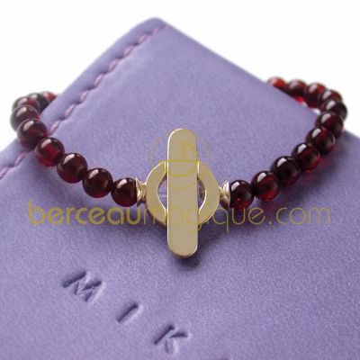 Bracelet Fireball Or Jaune et pierres naturelles (3 coloris) par Mikado