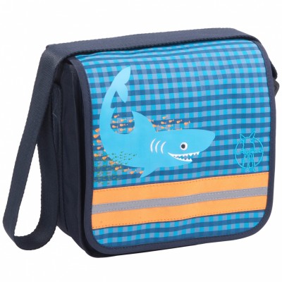 Mini sac mallette Requin bleu par L�ssig 