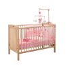 Lit b�b� � barreaux h�tre (60 x 120 cm)