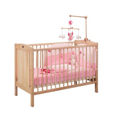 Lit b�b� � barreaux h�tre (60 x 120 cm) par Moulin Roty