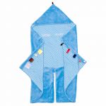 Couverture Trendy Wrapping Dolphin Blue (80 x 80 cm) - Snoozebaby