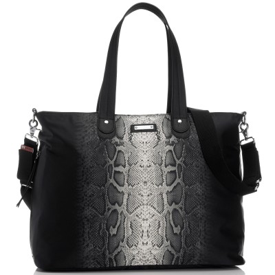 Sac à langer maman tote imprimé python