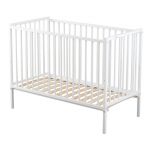 Lit b�b� r�mi (60 x 120 cm) Laqu� blanc - Combelle
