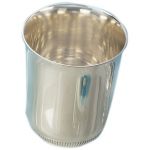 Timbale �vas� godrons (M�tal argent�) - Aubry Cadoret