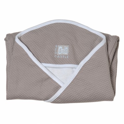 Babynomade fleur de coton taupe et ciel (taille 1 :  66 x 85 cm) par Red Castle