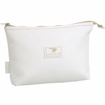 Trousse de toilette �co-cuir blanche - Pasito a pasito