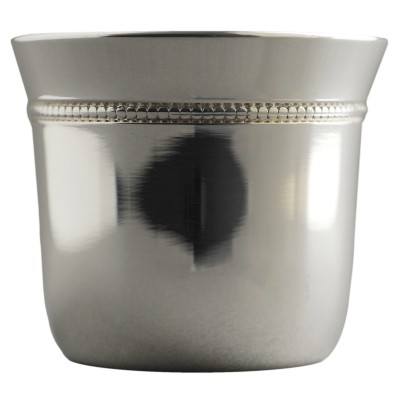 Coquetier Perles (m�tal argent�) par Ercuis