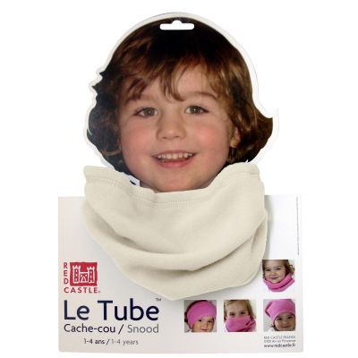 Cache-cou Tube polaire ivoire par Red Castle
