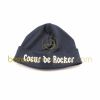 Bonnet naissance p�trole Coeur de Rocker