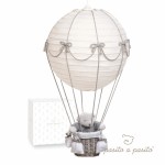 Lampe montgolfi�re Toile de Jouy - Pasito a pasito