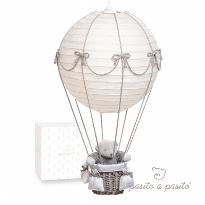 Lampe montgolfi�re Toile de Jouy   par  Pasito a pasito