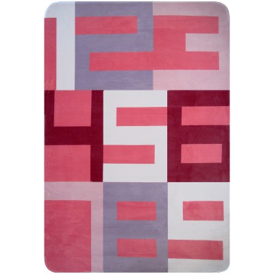Tapis chiffres rose (70 x 100 cm)