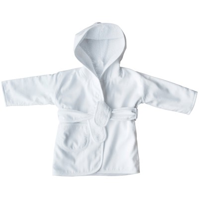 Peignoir piqué white (2-3 ans)